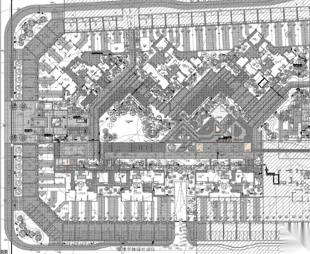 [广东]中山沙朗示范区给排水景观施工图 园林景观给排水 给排水图