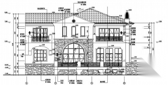 [内蒙古]砖混结构商务会馆结构施工图（含建筑施工图、计...