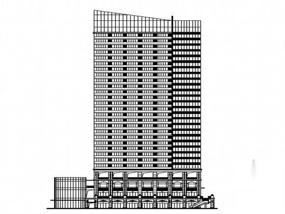 [太原市]某三十一层商业住宅综合楼建筑施工图