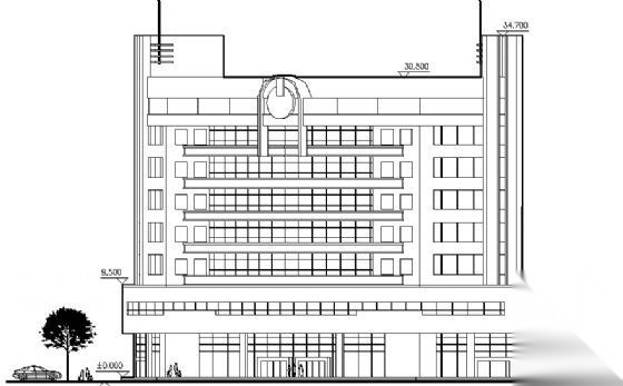 某综合办公楼建筑方案