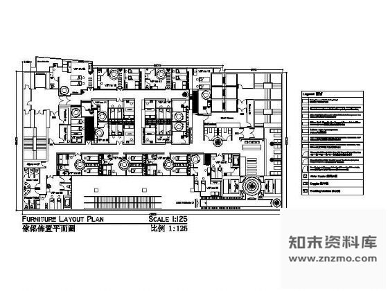 图块/节点香港某SPA平面设计图