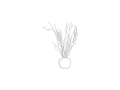 种绿植盆栽图块 植物