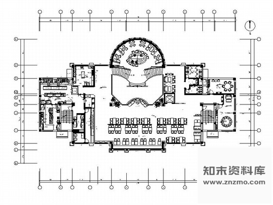 施工图原创大型商业餐饮娱乐综合休闲会所施工图含效果图