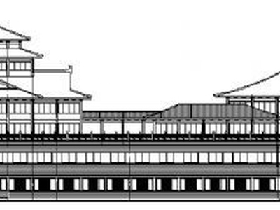 某三层娱乐中心综合楼建筑扩初图 娱乐会所