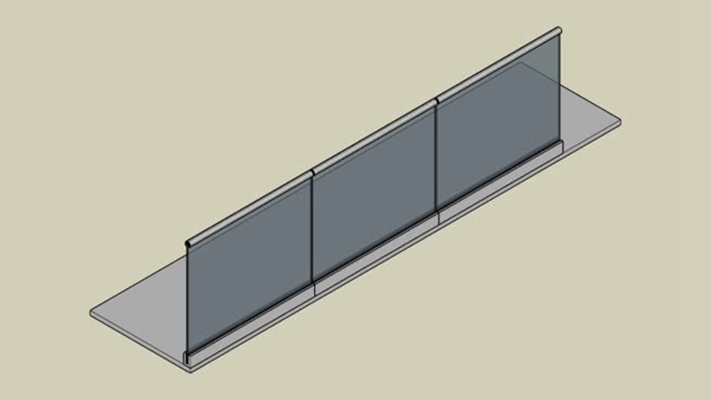 栏杆 草图大师模型