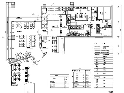 广东汉堡王凯德广场店餐饮空间装修 施工图