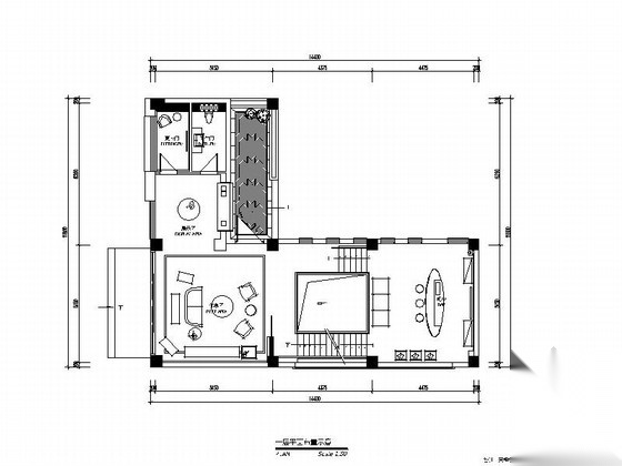 [青岛]LOFT办公室装修施工图（含效果）