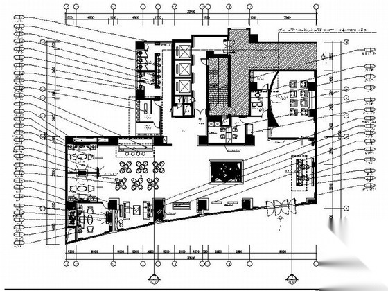 [广东]大型城市综合体豪华现代风格售楼处室内装修施工图