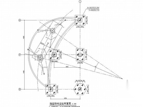 天空树造型钢柱施工图（含3d3s计算书）