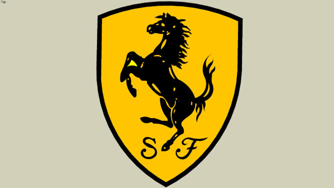 Ferrari Sign 盾 琴拨 提灯 高脚杯
