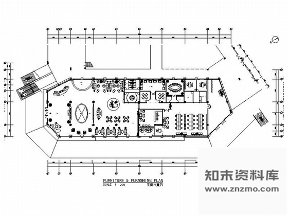 施工图精品豪华欧式风格售楼部室内装修施工图含效果