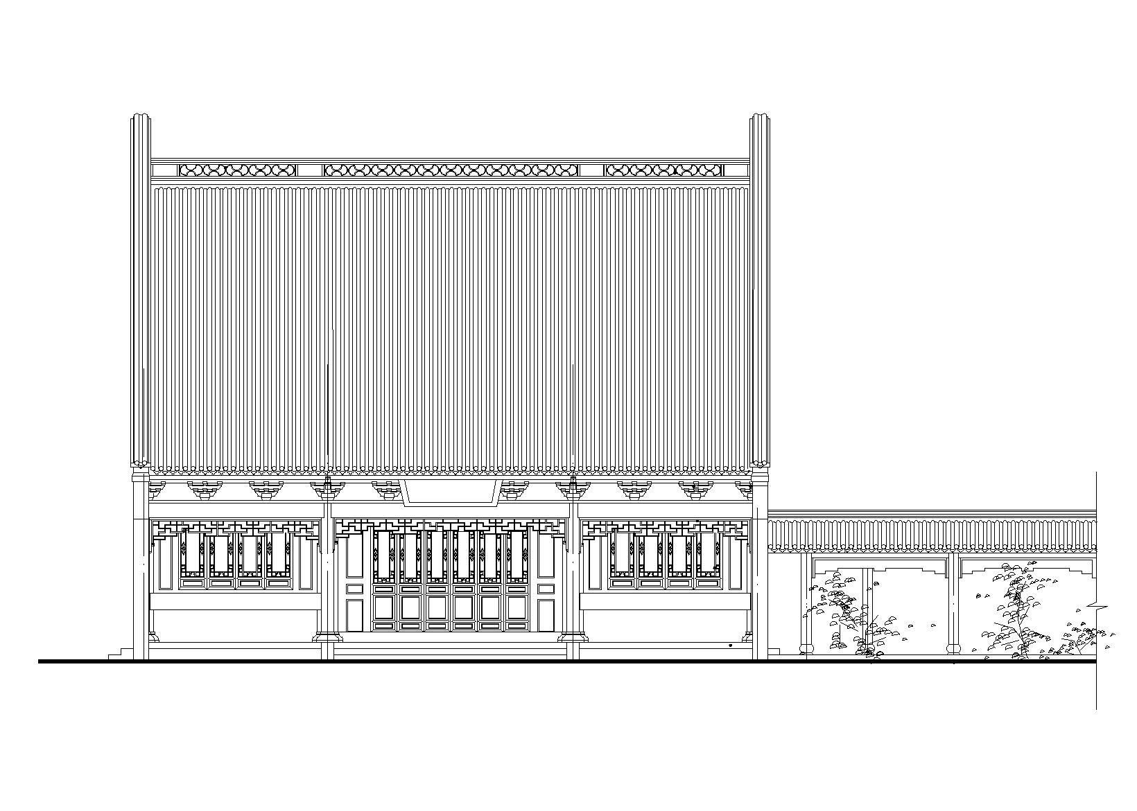 [浙江]杭州市上天竺法喜讲寺建筑施工图 古建