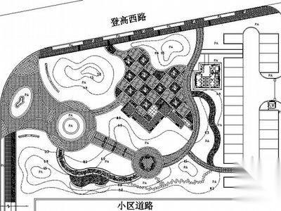 [福建龙岩]广场景观绿化工程施工图