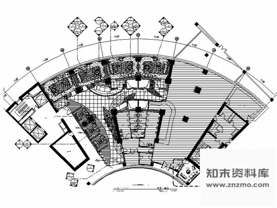 施工图深圳五星级绿色商务酒店简洁时尚茶餐厅装修施工图含实景