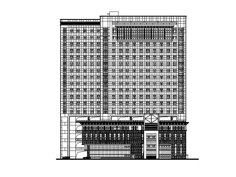 [四川]高层框剪结构省级中医院建筑施工图