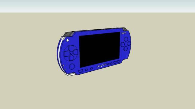 日本第三版PSP，蓝色PayStudio便携式 显示器 监视器 数字时钟 示波器 掌上智能设备