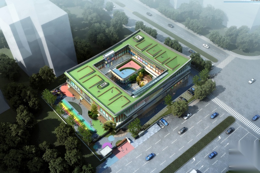 [江苏]工业园区国际现代庭院式幼儿园建筑设计方案文本