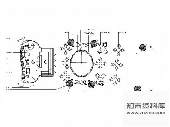 施工图红酒雪茄吧室内装修图