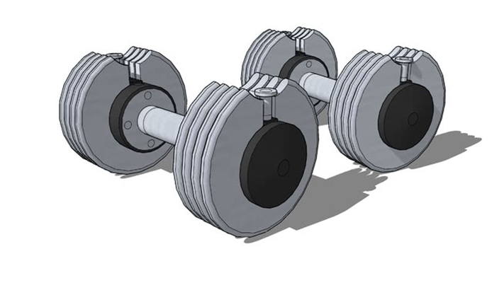 健身器材 草图大师模型