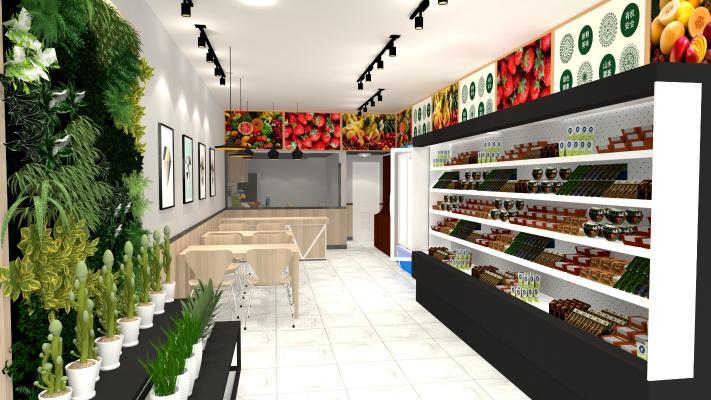 现代水果贩卖店