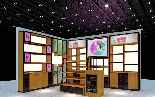 新中式保健品展示柜