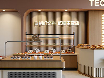 奶油甜品面包店