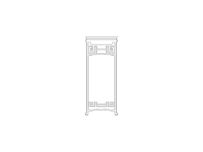 柜子 中式家具图块