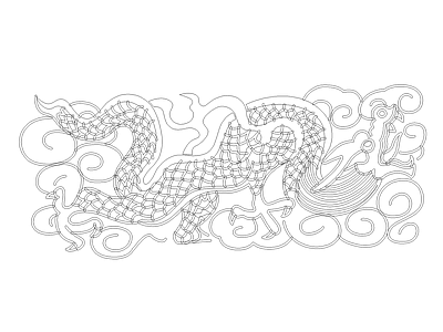 卫浴图块 龙凤