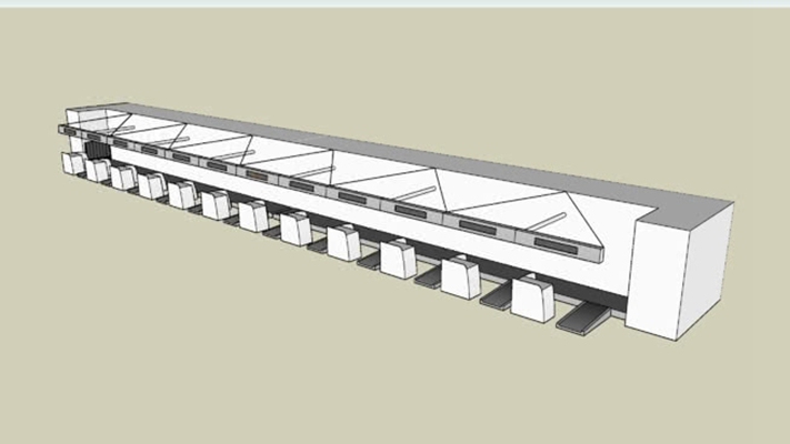 Airport check-in counters