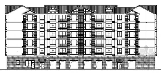 富杰建设街商住楼建筑结构施工图