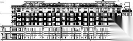 某细致完整的住宅建筑施工图