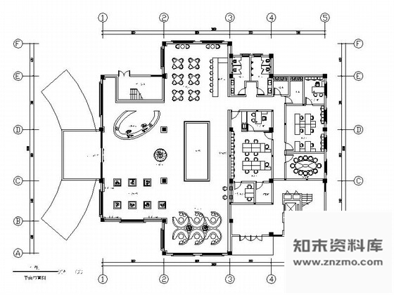 施工图四川世界名城商业地产现代售楼处接待中心装修施工图含效果