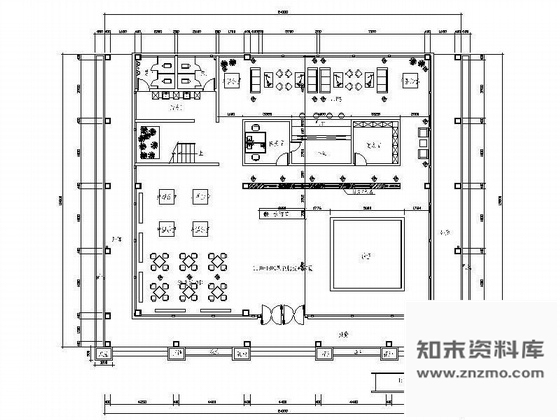 施工图某售楼处装修方案图