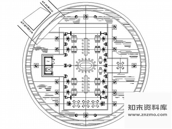 施工图海南独特船屋餐厅室内装修图含实景