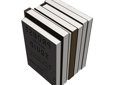 书架上的书籍组合