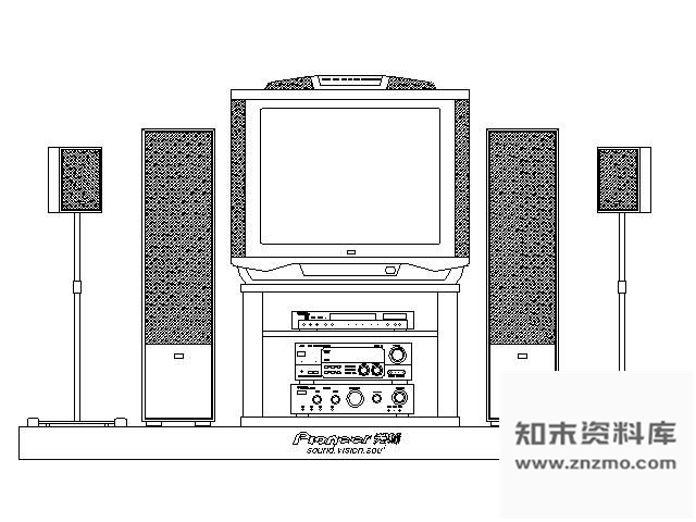 图块/节点精选电视柜组合