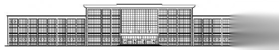 某节能型四层公安办公楼建筑方案图