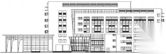 某七层监狱办公楼建筑方案图