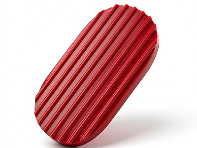 红色条纹装饰构件