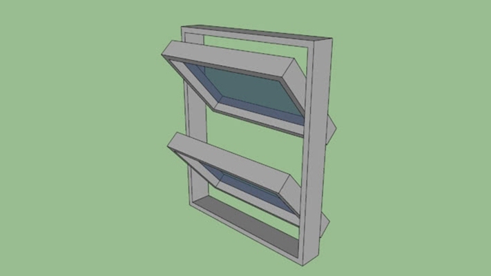 窗户组合 草图大师模型