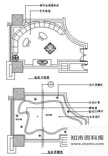 图块/节点KTV包房空间