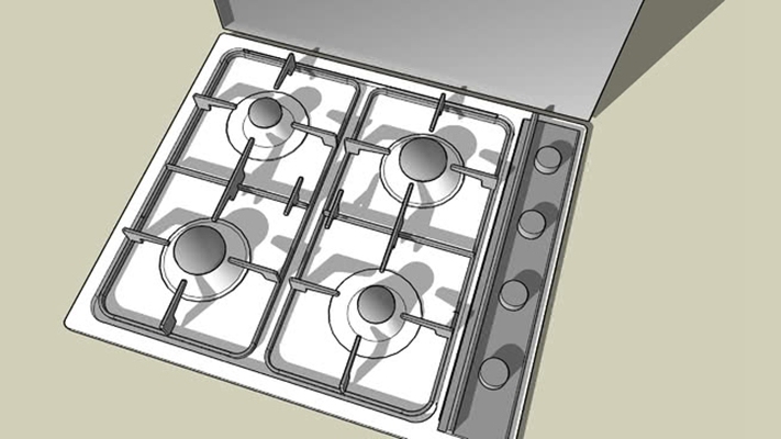 灶台 草图大师模型