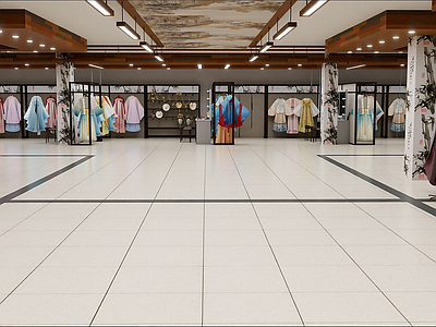 新中式服装店