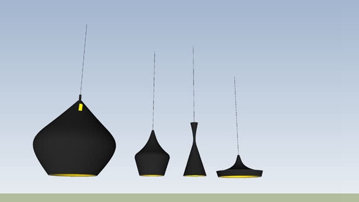 吊灯 草图大师模型