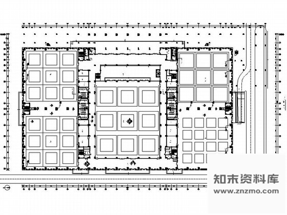施工图深圳体育运动学校综合训练馆室内装修图