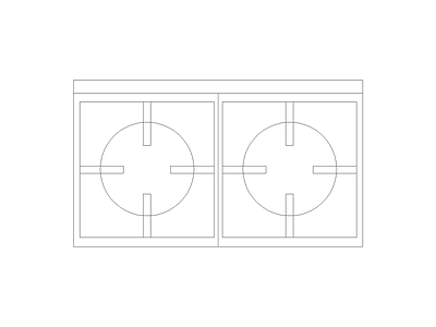 地面拼花 厨房厨具图块图块灶具图块灶具立面图块
