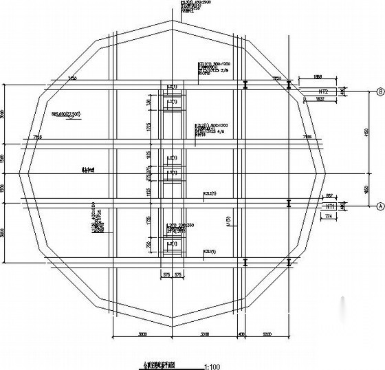 选煤厂精煤仓加固改造结构施工图 抗震加固结构