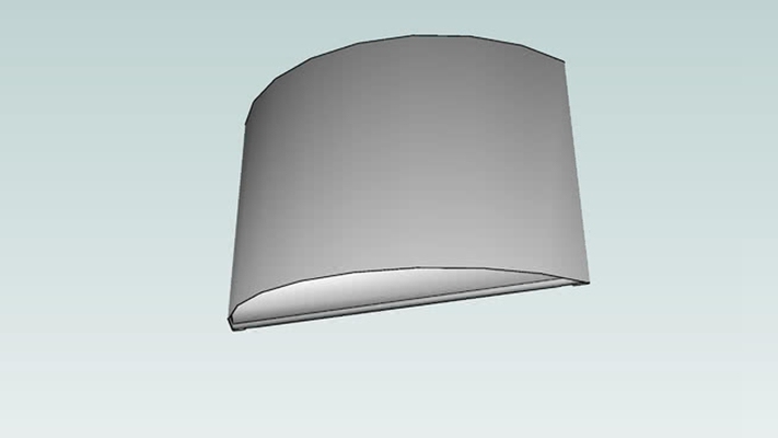 壁灯 草图大师模型