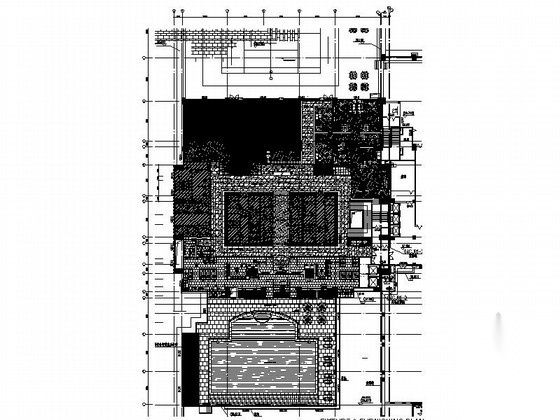 [深圳]五星级酒店高档现代康体中心装修施工图（含效果）