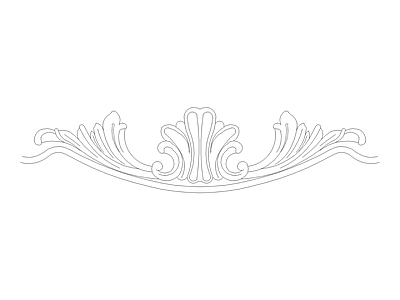欧式家具图块 立水花